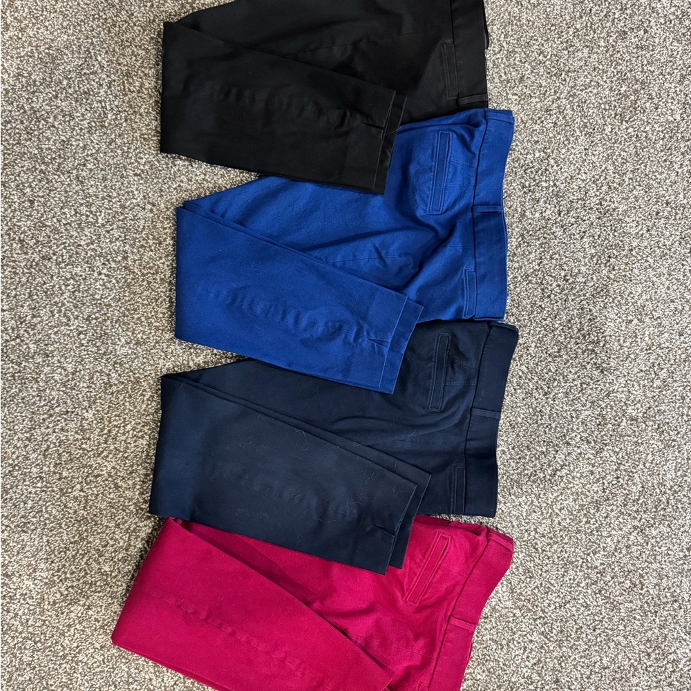 Banana Republic Sloan Dress Pants - Black, Blue, Navy, & Maroon